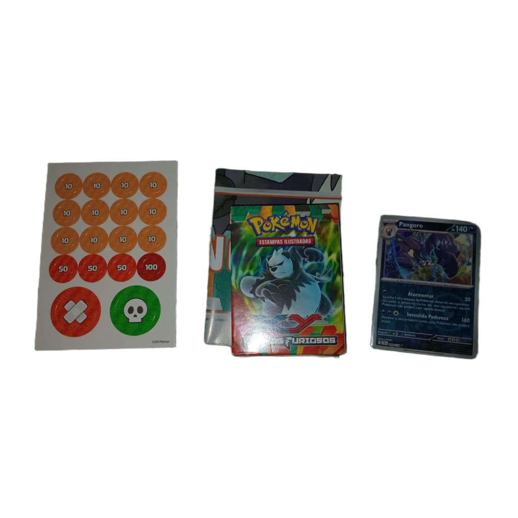Deck Pokémon TCG Pangoro Pronto para Jogar + Arena e Contadores (60 Cartas)