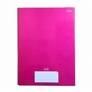 kit  2 Caderno Brochura 1/4 Capa Dura Stiff 48 Folhas Rosa Stiff   + Vermelho Xadrez  Stiff  48 folhas -  Pequeno -