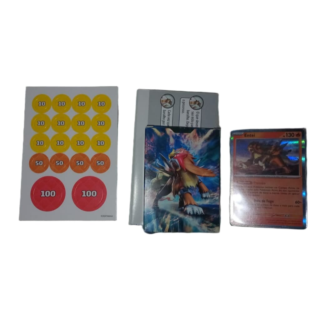 Deck Pokémon TCG Xerneas Pronto para Jogar + Arena e Contadores (60 Cartas)