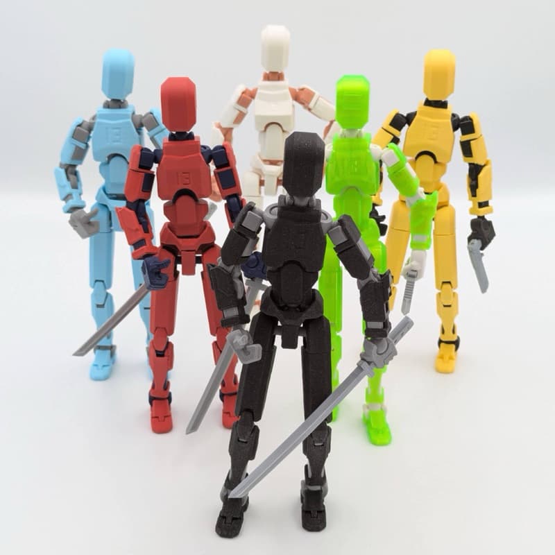 Kit Card Boneco de ação articulado Dummy 13 - Brinquedo 3D
