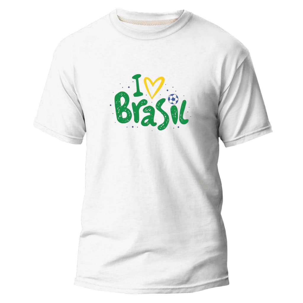 Camiseta Unissex Adulto Brasil Torcedores 100% Algodão Feminina Masculina