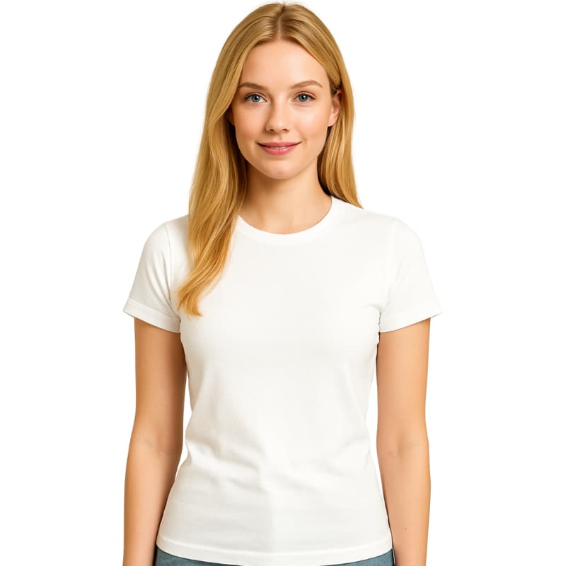 Camiseta lisa Básica de Algodão 100% Feminina Manga Curta-dia a dia-trabalho-academia-estilo-conforto