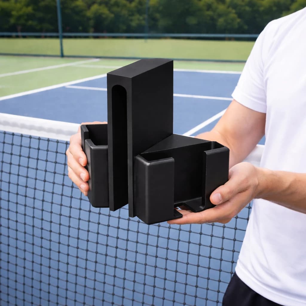 Suporte Duplo Para Celular Na Rede Para Filmar Jogos Beach Tennis, Pickleballou Vôlei