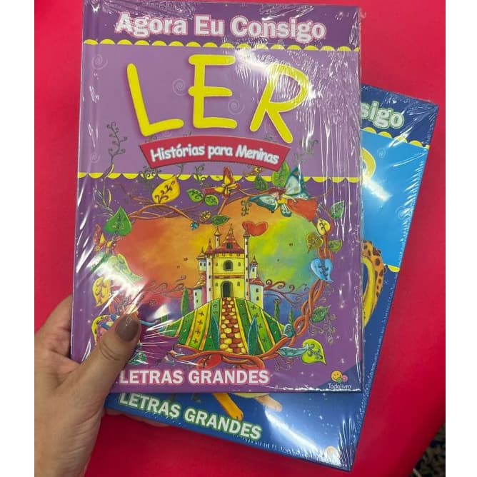 COMBO – Agora Eu Consigo Ler | Letras Grandes (Meninos + Meninas)