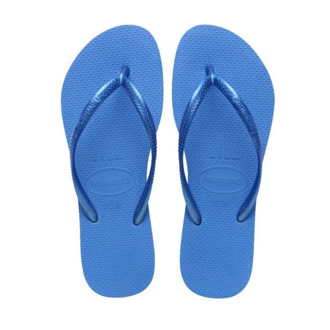 hinelo Havaianas Slim Lisa Azul Brilhante - Tam 37/38