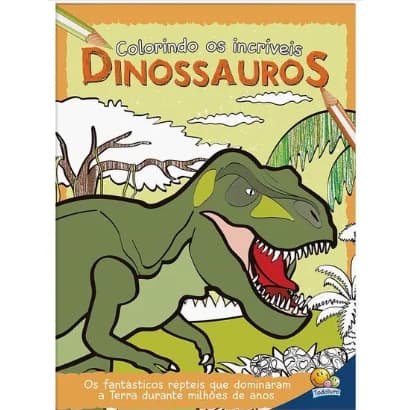 Colorindo os Incríveis Dinossauros | Livro de Colorir Infantil | Todolivro