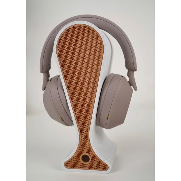 Suporte de Headset Hedra – Organizador de Mesa Premium para Fones | Design Ergonômico e Estável