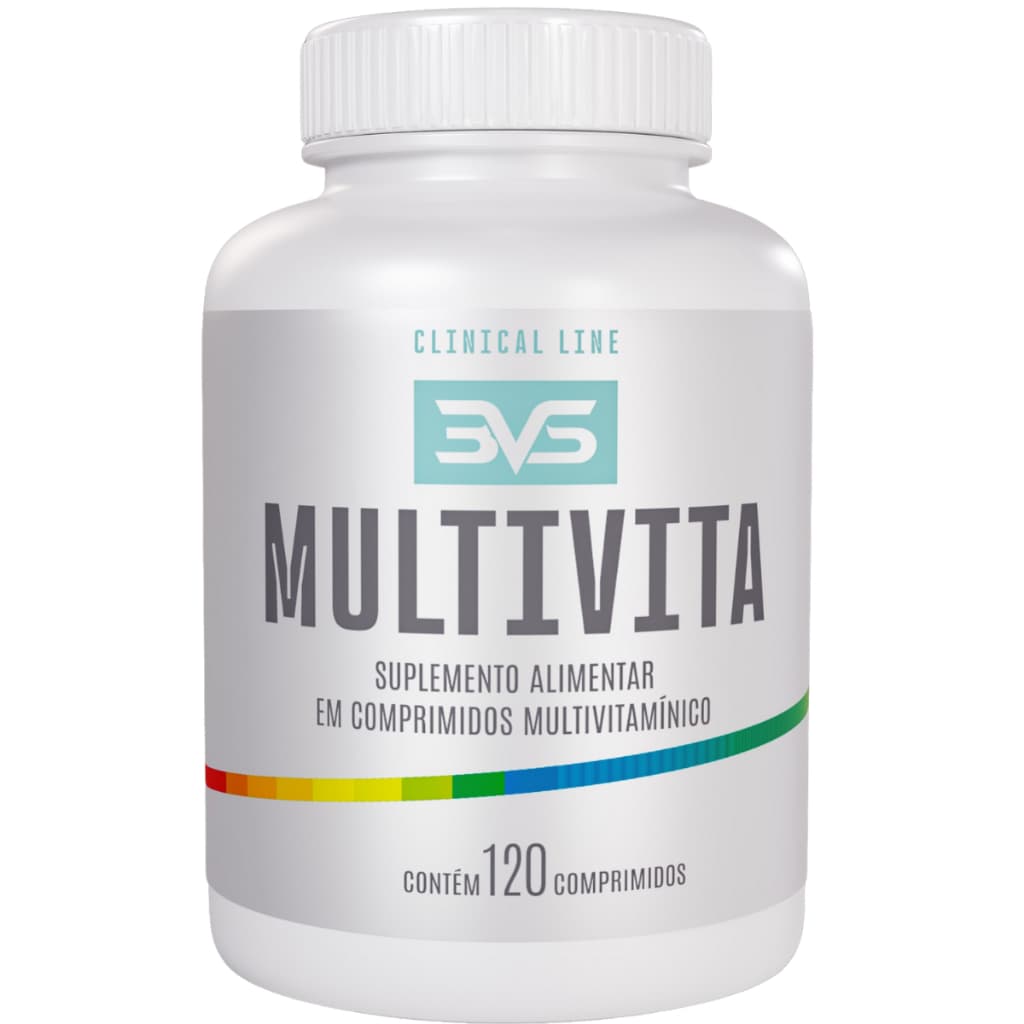 Multivitamínico De A A Zinco 3VS - 120 Doses de  Polivitamínico Com Fórmula Avançada E Concentrada