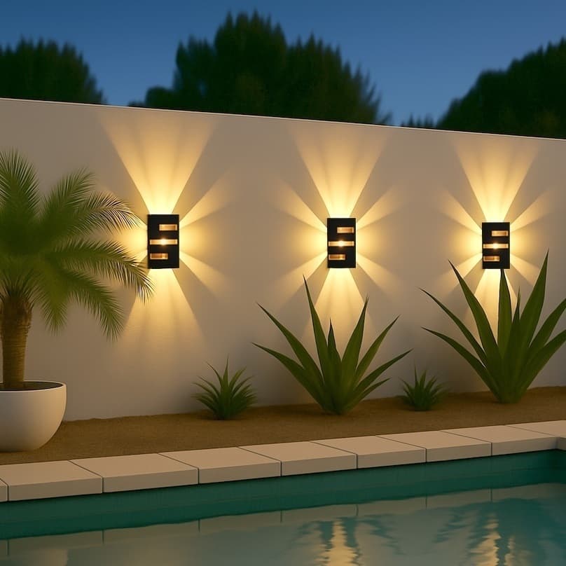 Iluminarias Arandelas Decorativo Interno e Externo Fachada Jardim Piscina PROVA D'AGUA - ENVIO IMEDIATO