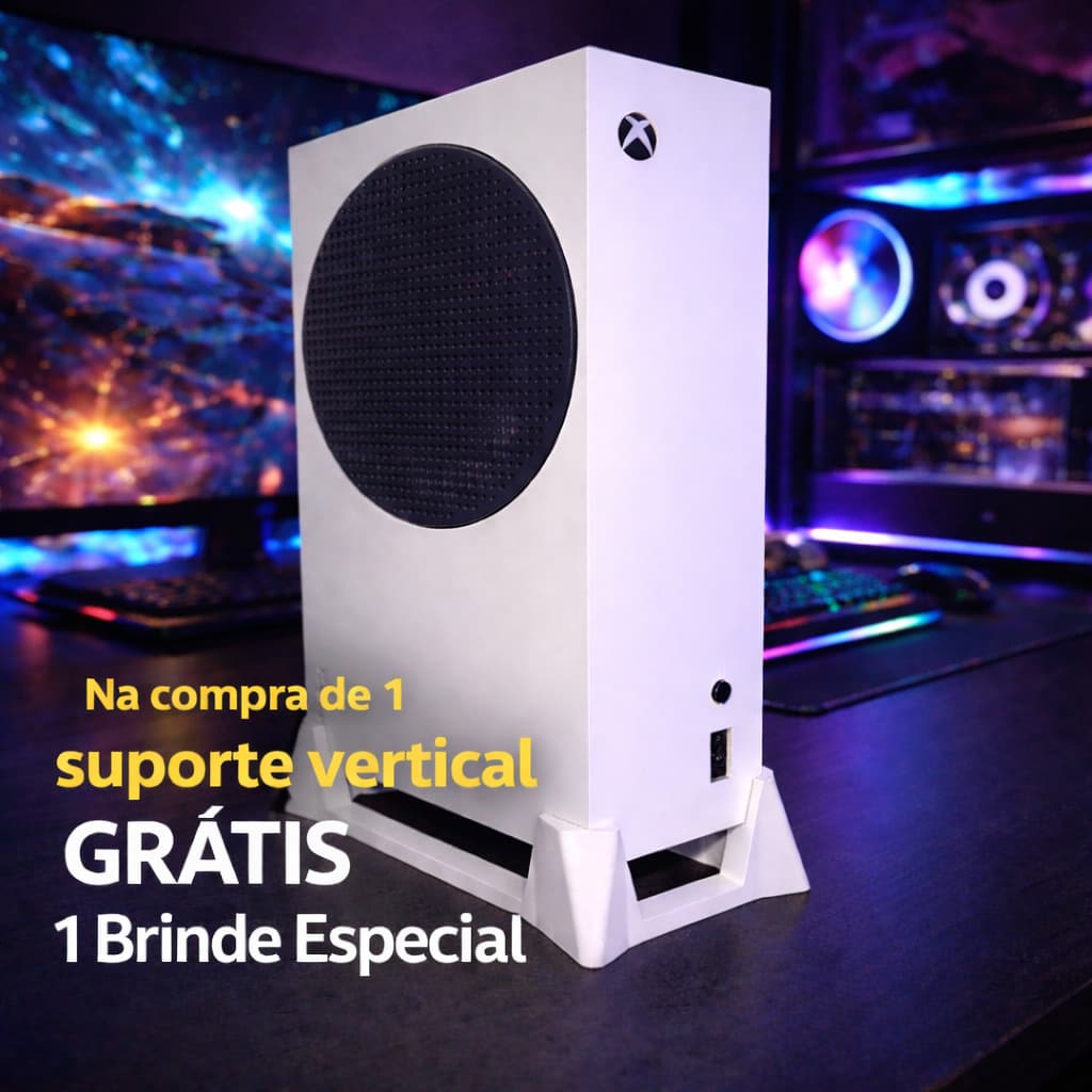 SUPORTE VERTICAL XBOX SERIES S - MELHORE O RESFRIAMENTO DO SEU XBOX