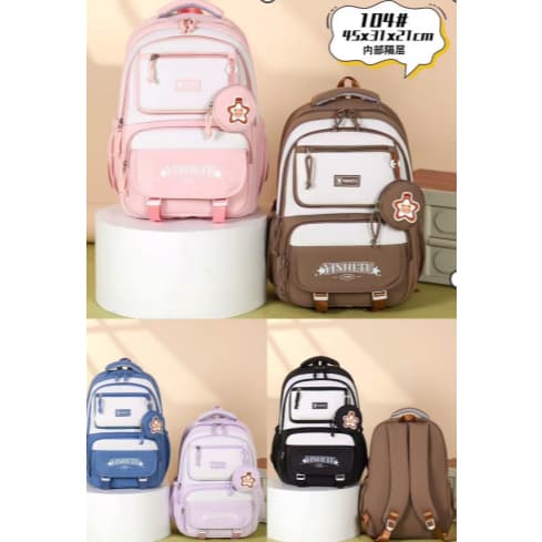 Mochila Impermeável Estampada Grande Capacidade, Ideal para Escola, Trabalho e Notebook