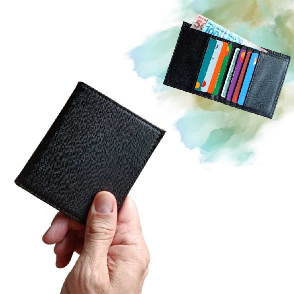 Carteira Masculina Porta Cartão, Cnh, Dinheiro Slim Promoção