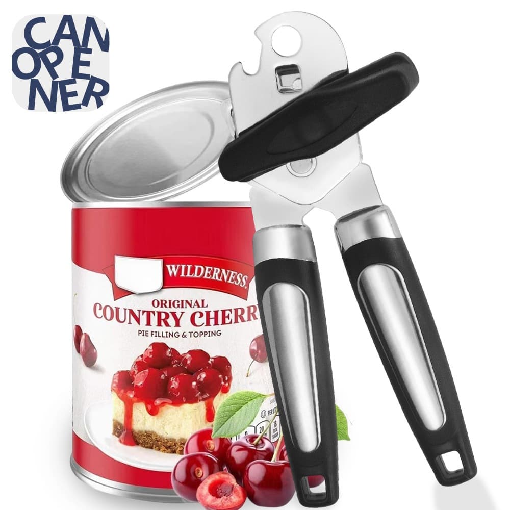 Abridor De Latas E Garrafas - Aço Inox Profissional para Casa
