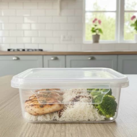 Kit 10 Marmita Potes 800 ML com Travas Laterais BPA FREE - Alimentos organizadores de congelador