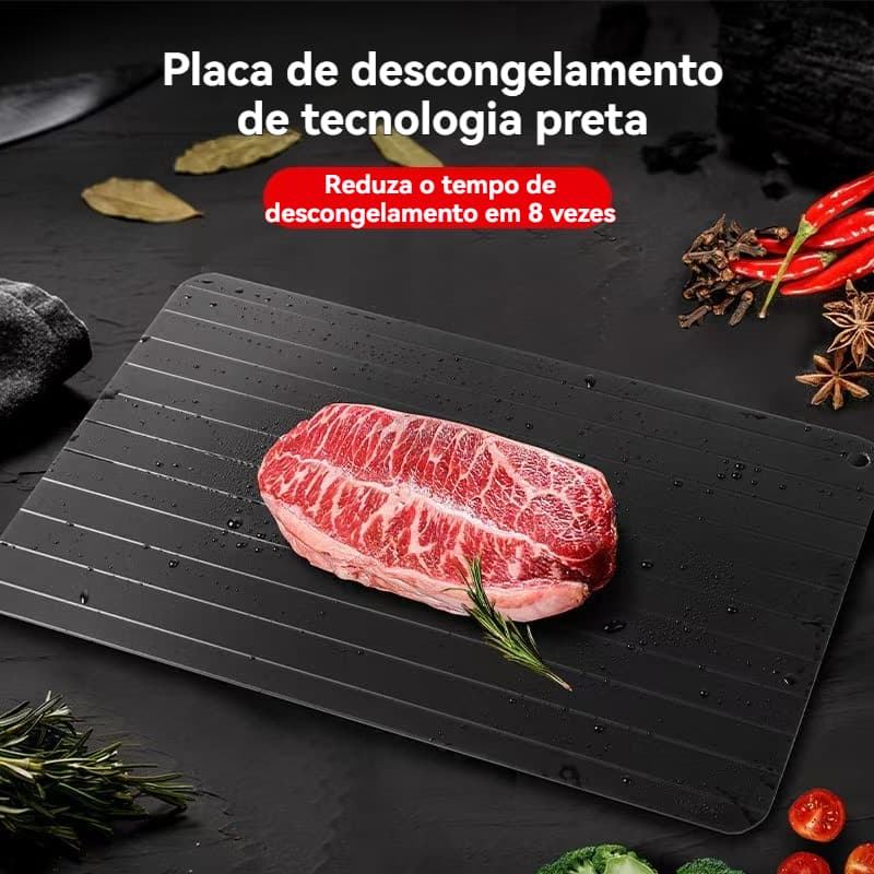 Tábua Mágica de Descongelamento Rápido para Alimentos – Prática e Resistente