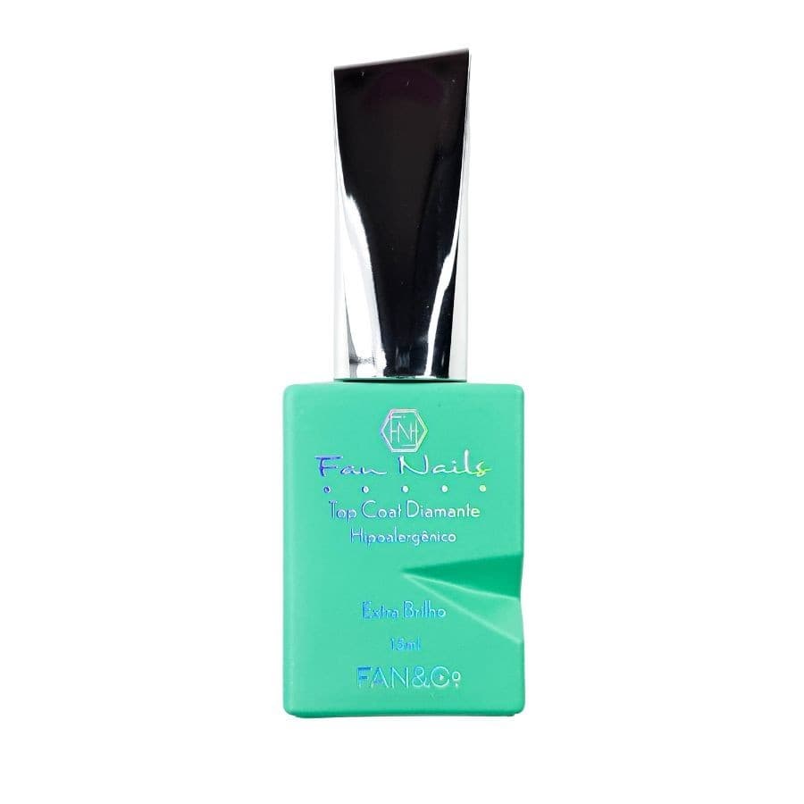 Top coat diamante fan nails HIPOALERGENICO - 15ml COM ANVISA