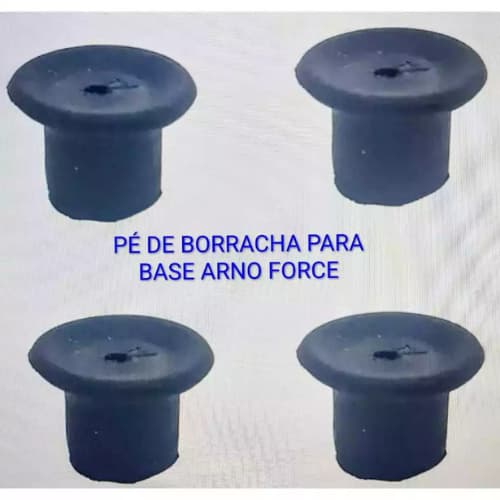 KIT COM 8 PÉ DE BORRACHA PARA BASE ARNO 30cm/40cm