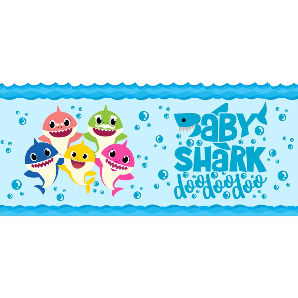 Caneca Infantil Personalizada - Baby Shark - Plástico Polimero