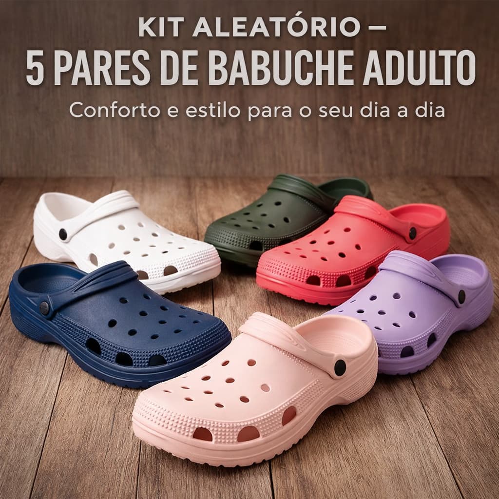 Kit 5 Sandálias Feminina Confortável Leve Para Uso Diário Lazer Verão Passeios E Caminhadas