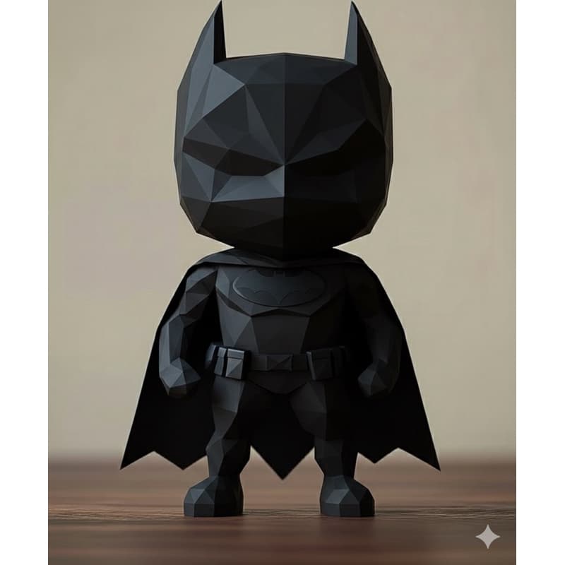 Miniatura batman Cavaleiro das trevas Geométrico Colecionador DC