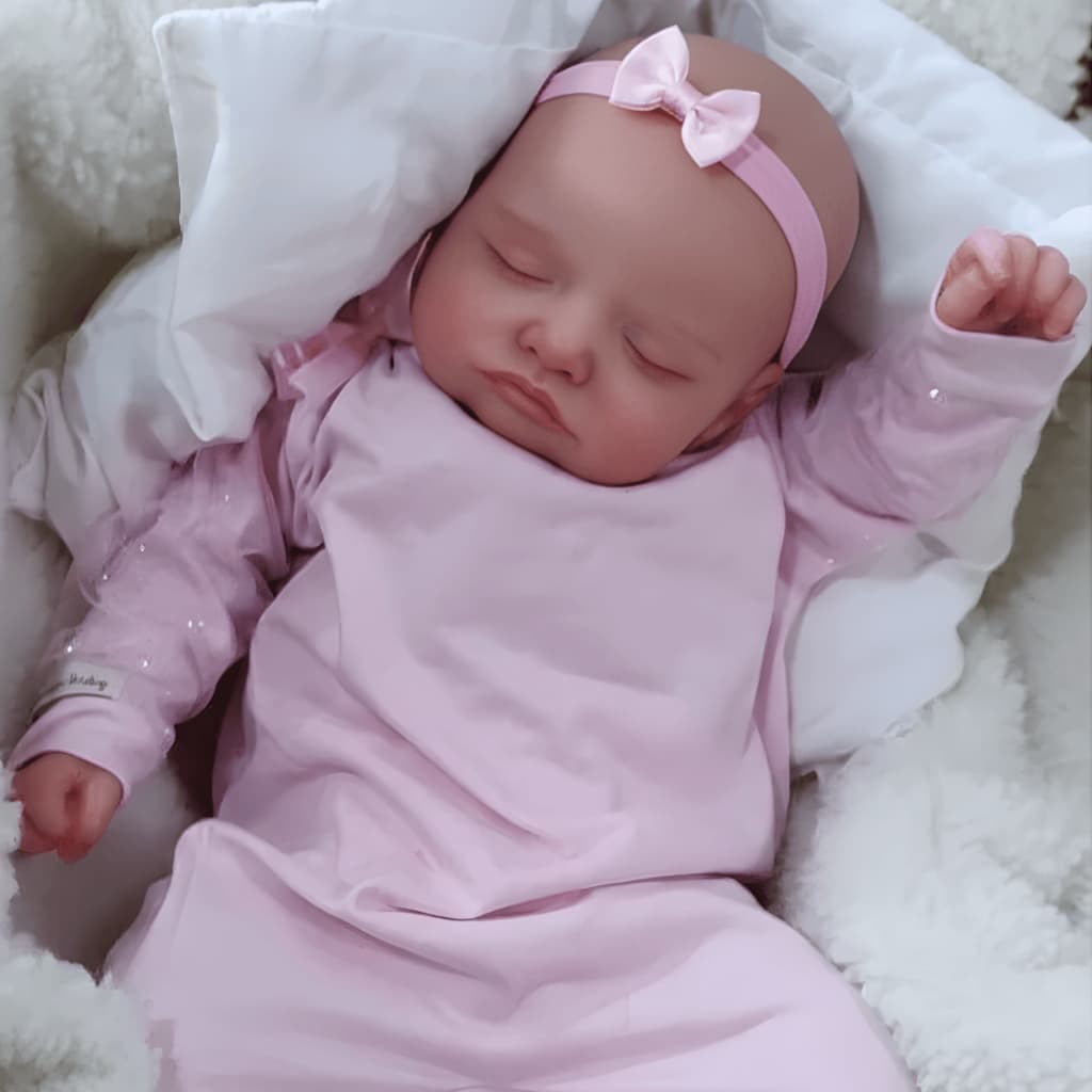 Bebê Boneca Reborn Rosali Siliconada Realista Pode dar Banho Mamadeira