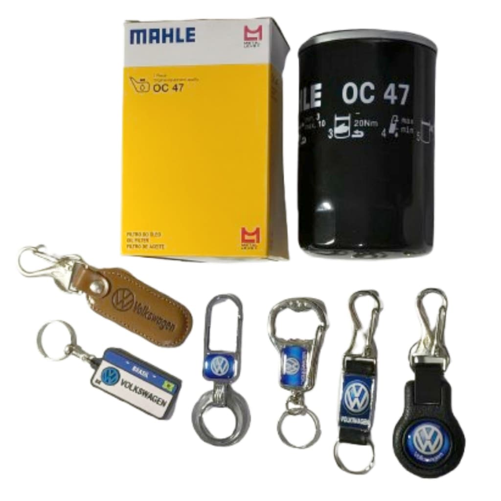 Filtro Óleo Motor OC47 MAHLE/METAL LEVE + Chaveiro brinde!!! Motor AP Gol/Voy/Parati/Saveiro/Santana todos com motor AP