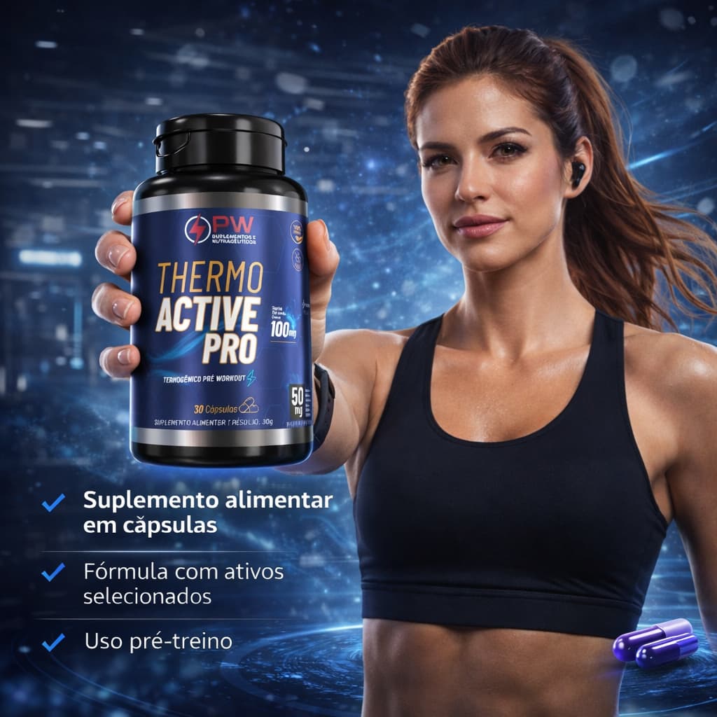 1 Suplemento Thermo Active Pro 30 Cápsulas
