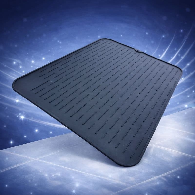 Tapete Escorredor Silicone Antiderrapante Resistente 40 Cm Cozinha Pratico Secagem Rápida