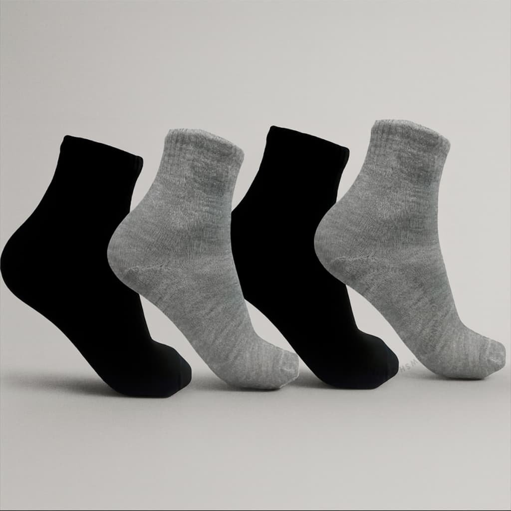 Kit 3 ou 6 Pares de Meia Selene 34/39 - 39/43 Cano Médio Elástica Macia Confortável