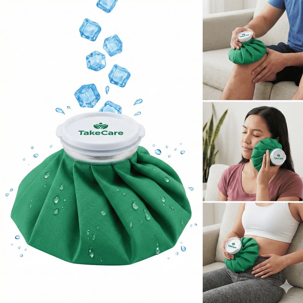 Bolsa de Gelo Flexível Take Care 2,3 Lts Grande 27cm Ortopedica Alívio de Dores, Lesões e Inchaços