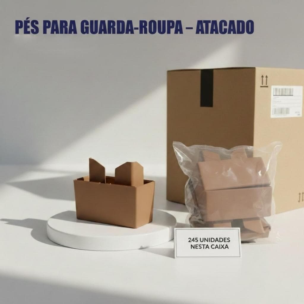 ATACADO Pé Para Armário, Guarda Roupas de médio e pequeno porte. 22
