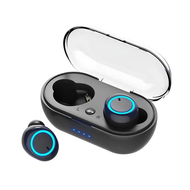 Fones De Ouvido Sem Fio /y50 Tws Fones De Ouvido Esportivos Azul