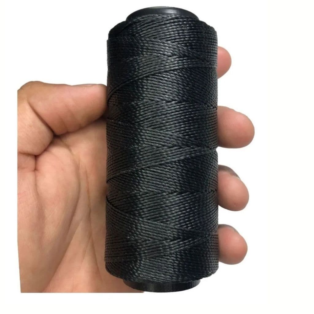Linha Encerada Cifa Nº4 Cor Preta 100g 161m 1,15mm 100% Poliéster