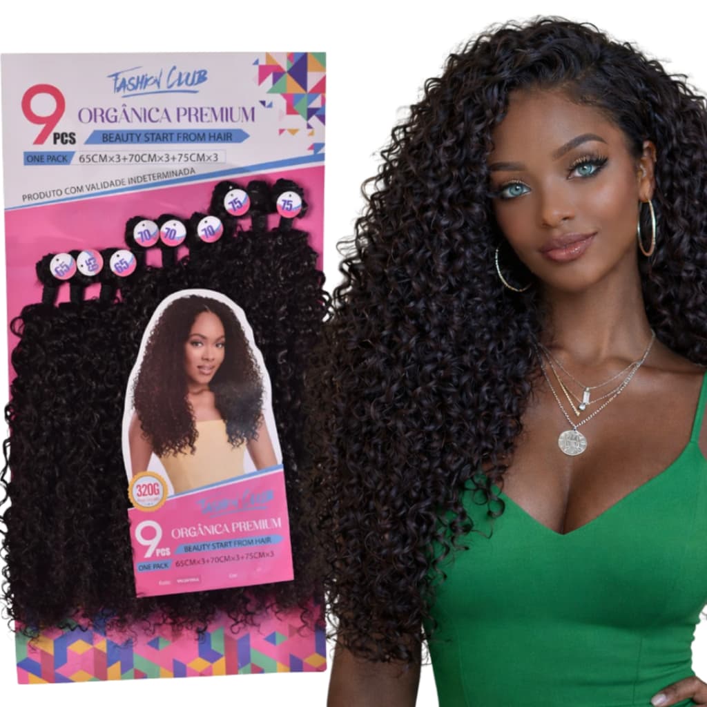 Cabelo Cacheado Valentia Bio Vegetal 75cm