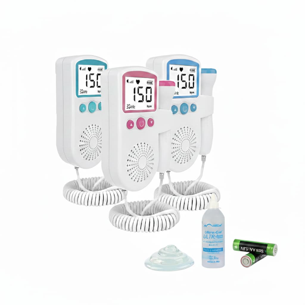 Kit Sonar Doppler Fetal Monitor Frequencia Cardiaca + Gel + Pilha  Brinde Batimento Bebe Ultrassom