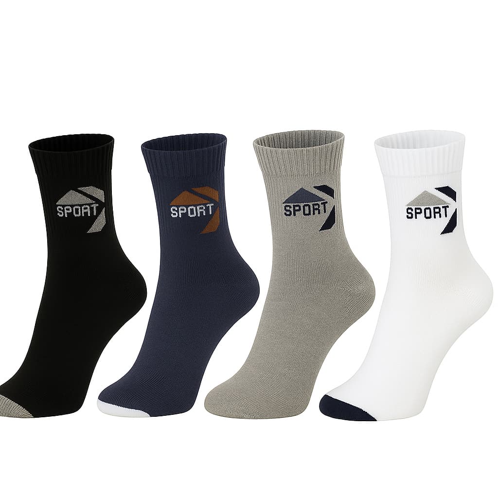 Kit 12 Pares de Meias Masculina Adulto Cano Longo Alto Premium
