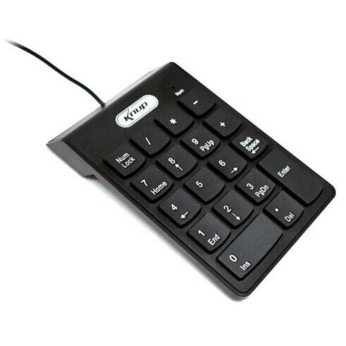 Teclado Numérico USB Knup Compacto – Teclas Macias Plug & Play para Notebook e PC