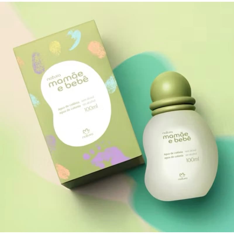 Água de Colônia Mamãe e Bebê 100ml | Suave e Delicada | Uso Diário