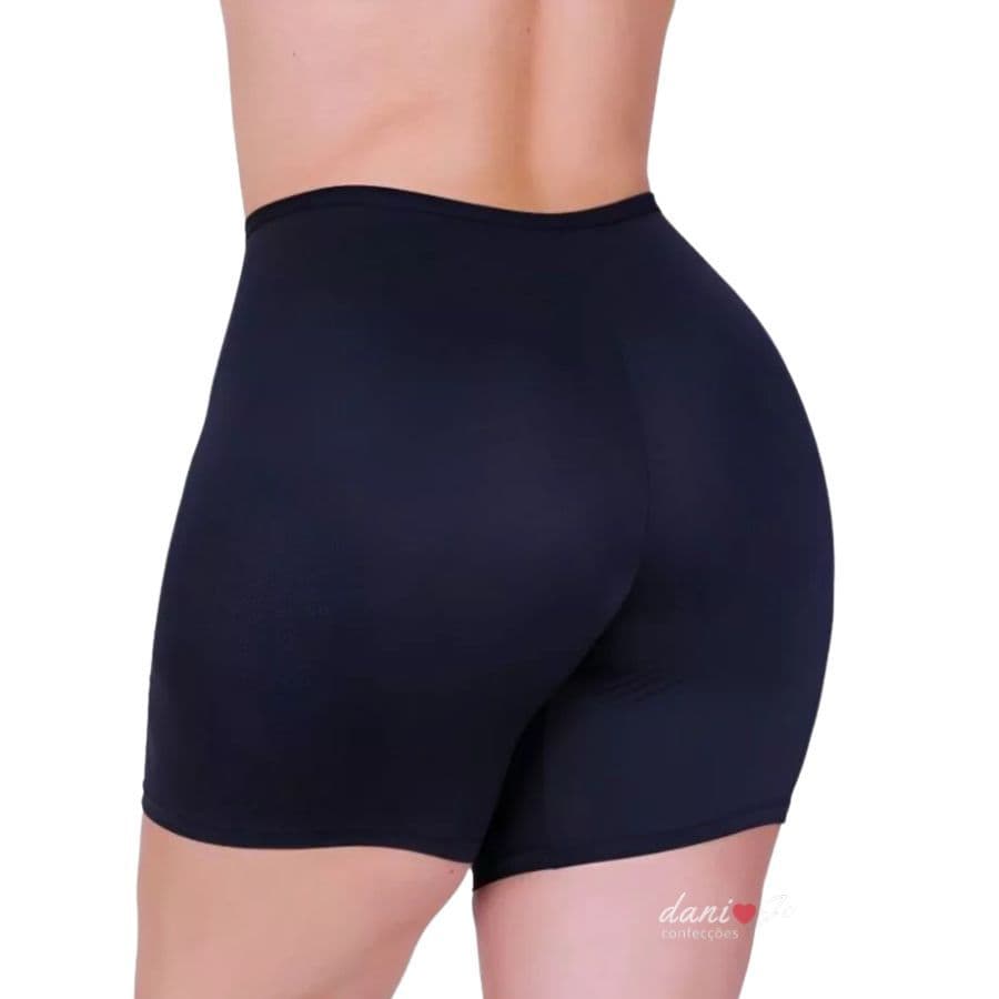 KIT 2 Short Anágua Cintura Alta Cós Alto Zero transparência Segunda Pele Bermuda Anágua Lisa