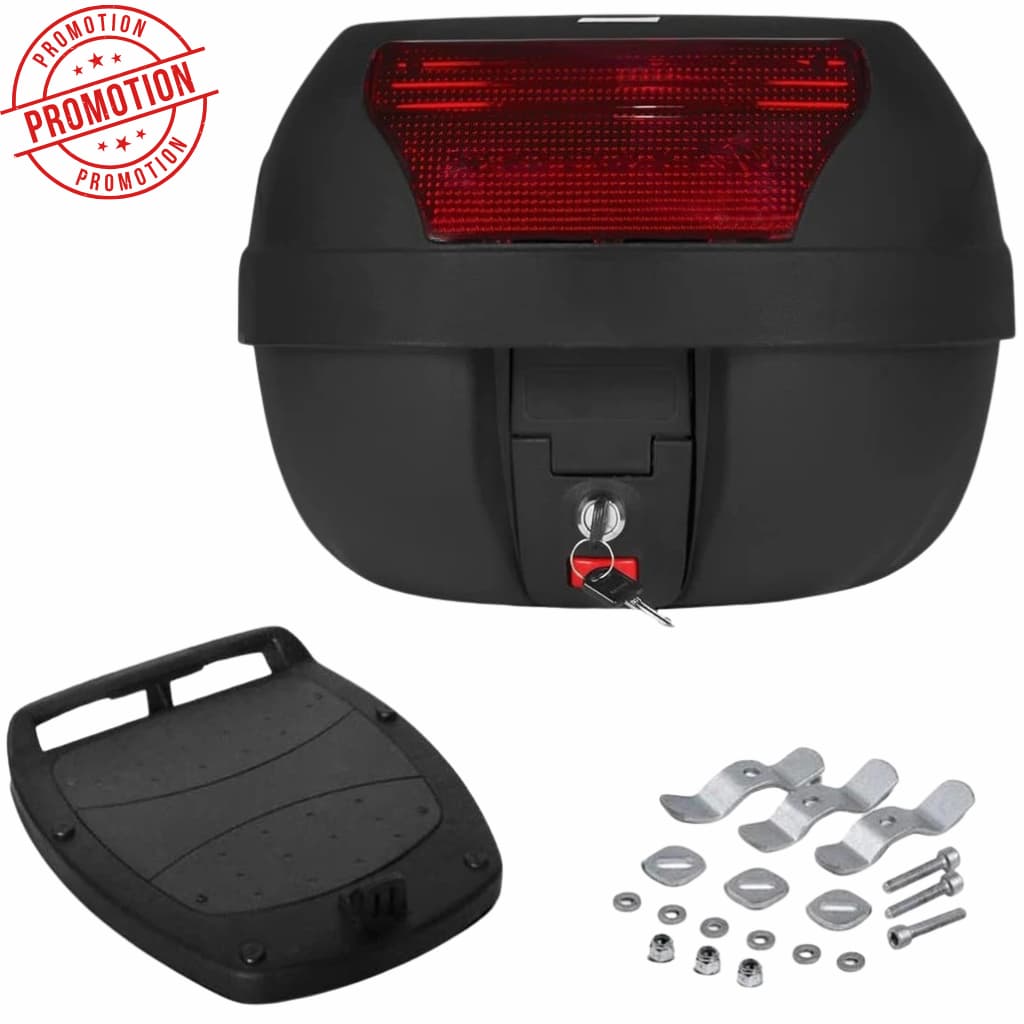 Baú Bauleto 28 litros com kit fixação Smart Box Pro Tork