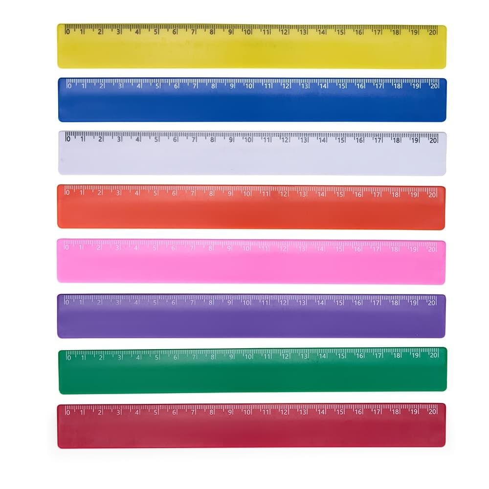 50 Réguas Plástica 20cm