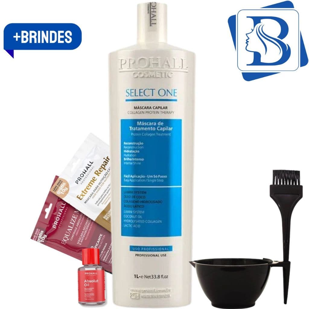 Máscara Select One Passo Único  1L PROHALL