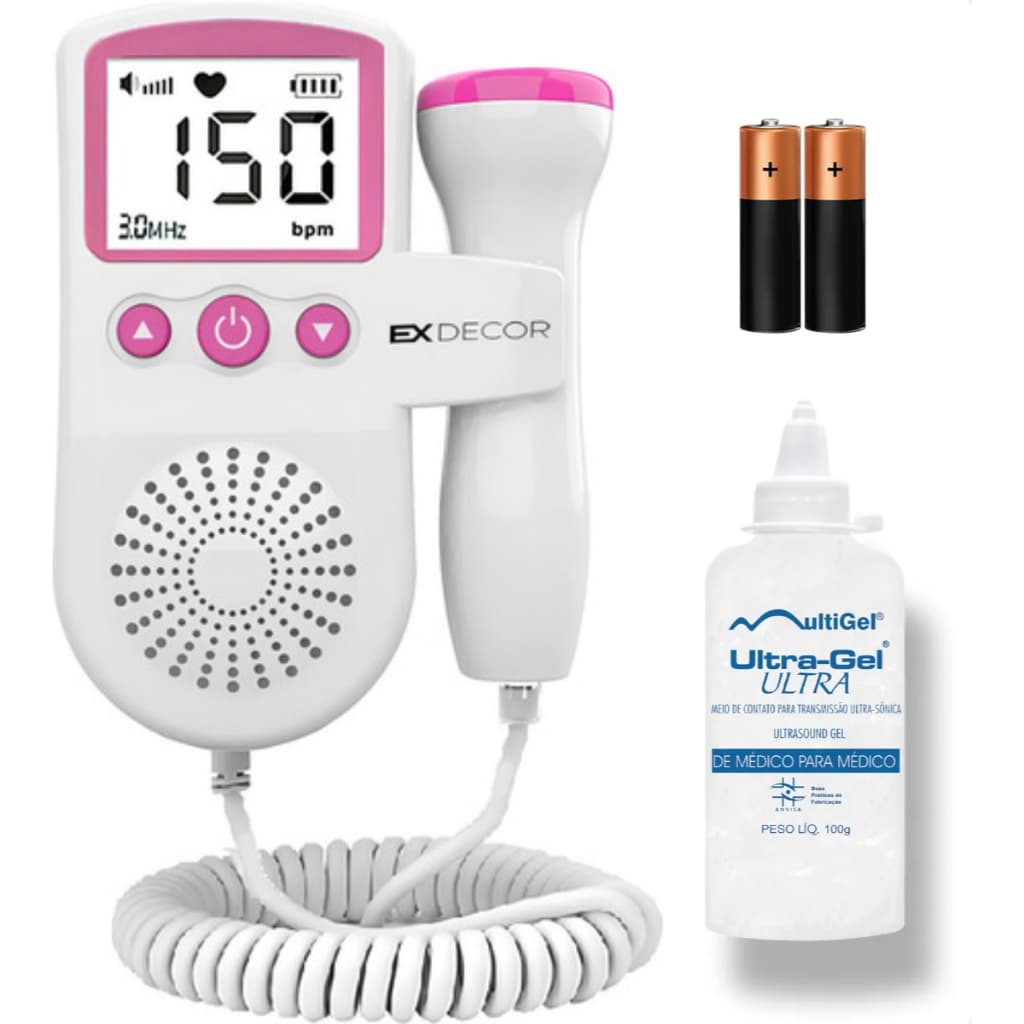 Aparelho De Ultrassom Ex Decor Sonar Fetal Doppler Para Ouvir Os Batimentos Cardíacos Do Bebê