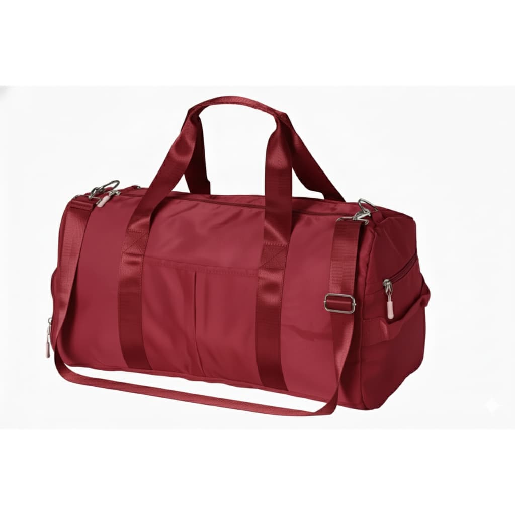 Bolsa Esportiva Vermelha Para Academia E Viagem Impermeável Grande Multifuncional Uso Diário