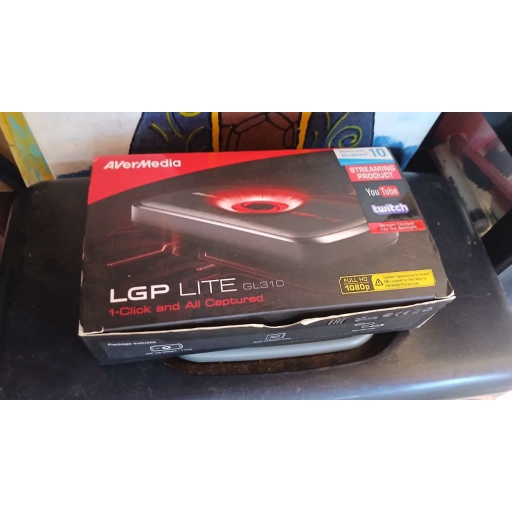 Caixa VAZIA Placa de Captura Avermedia LGP Lite GL310 (LEIA A DESCRIÇÃO)