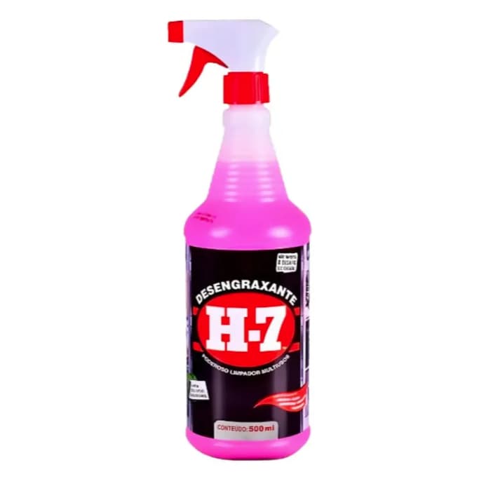 Desengraxante Removedor Multiuso Limpeza Pesada H-7 500 Ml com Gatilho Aplicador