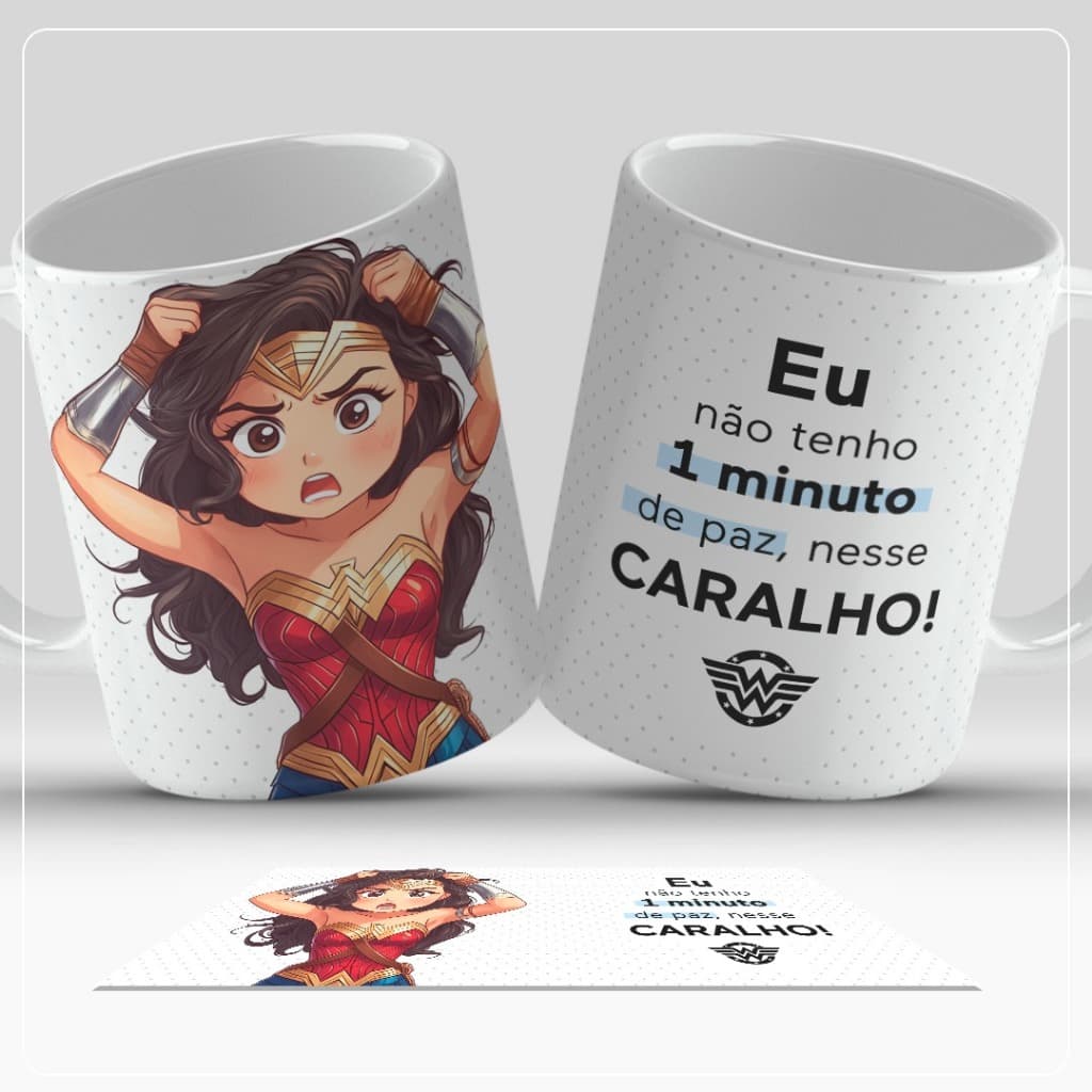 Caneca xicara personalizada de 325ML branca para presente para mulher especial