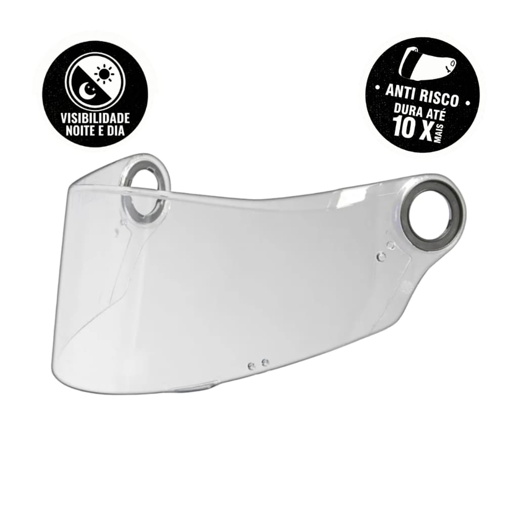 Viseira Capacete LS2 FF358 Cristal Padrão Original Acessório Segurança Moto