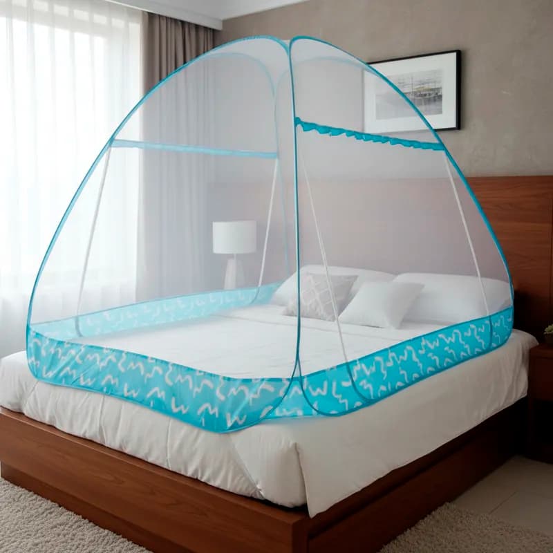 Rede Mosquiteiro para Cama Queen King Tela Protetor Contra Pernilongo Mosquito Rede Anti-Insetos Mosquiteiro Dobrável