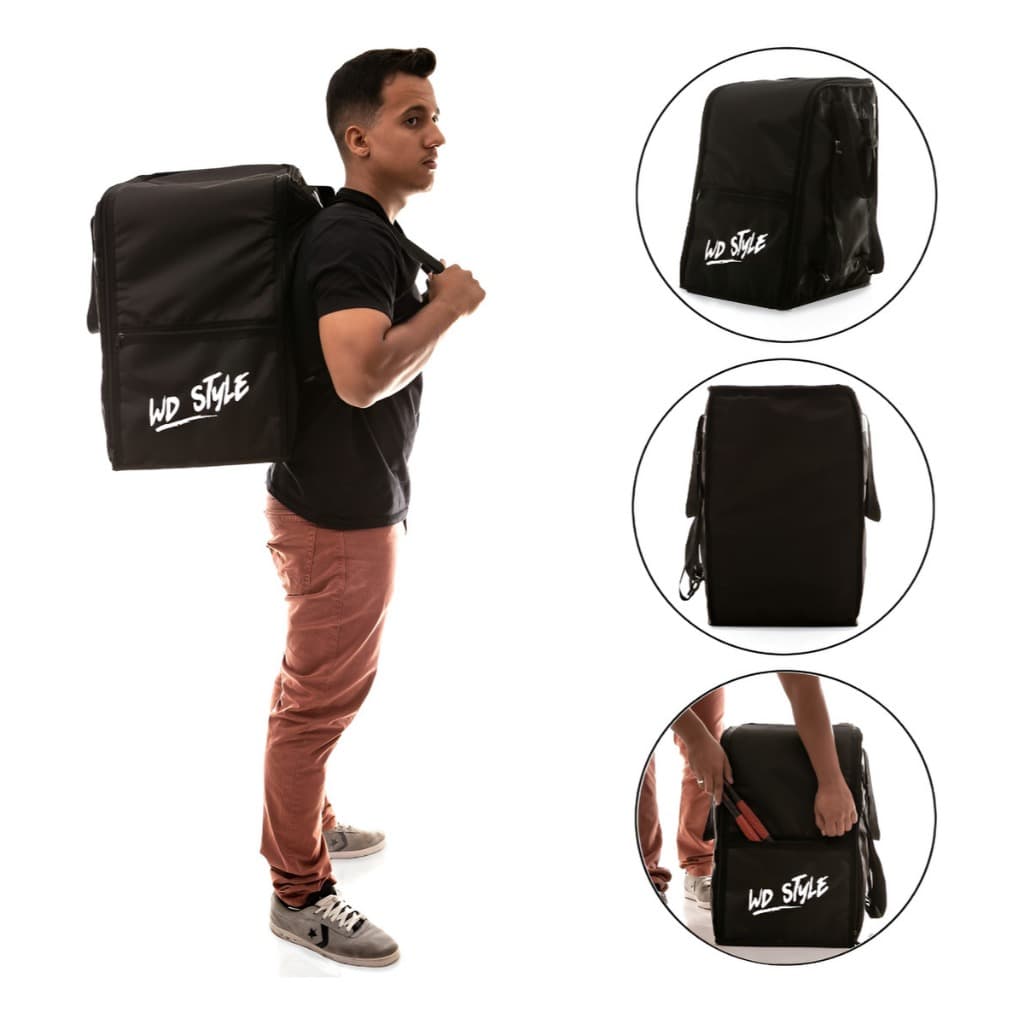 Capa Bag Case P/ Cajón Wd Style Alça Mochila | Witler Drums